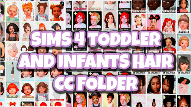 SIMS 4 TODDLER AND INFANT HAIR CC FOLDER PART 1