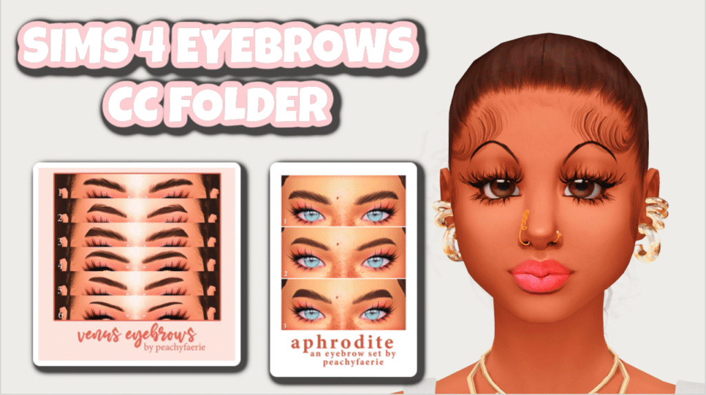 sims 4 eyebrows cc folder