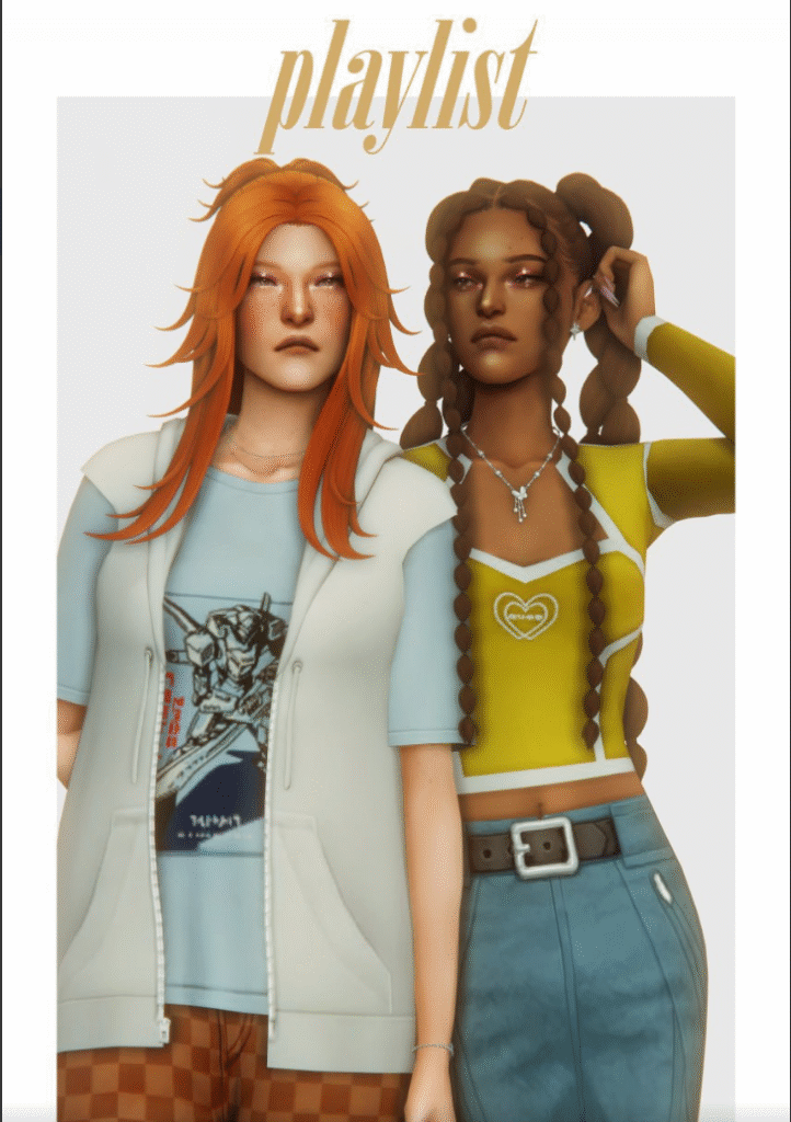 «playlist» cc pack by clumsyalien