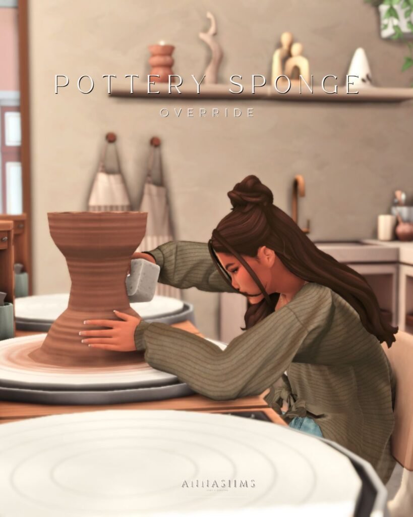 Pottery Sponge Override Sims 4