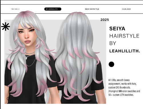 Sims 4 Long Hair CC That you need for your Sims