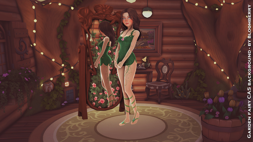 Crystal Fairy CAS background Sims 4 CC