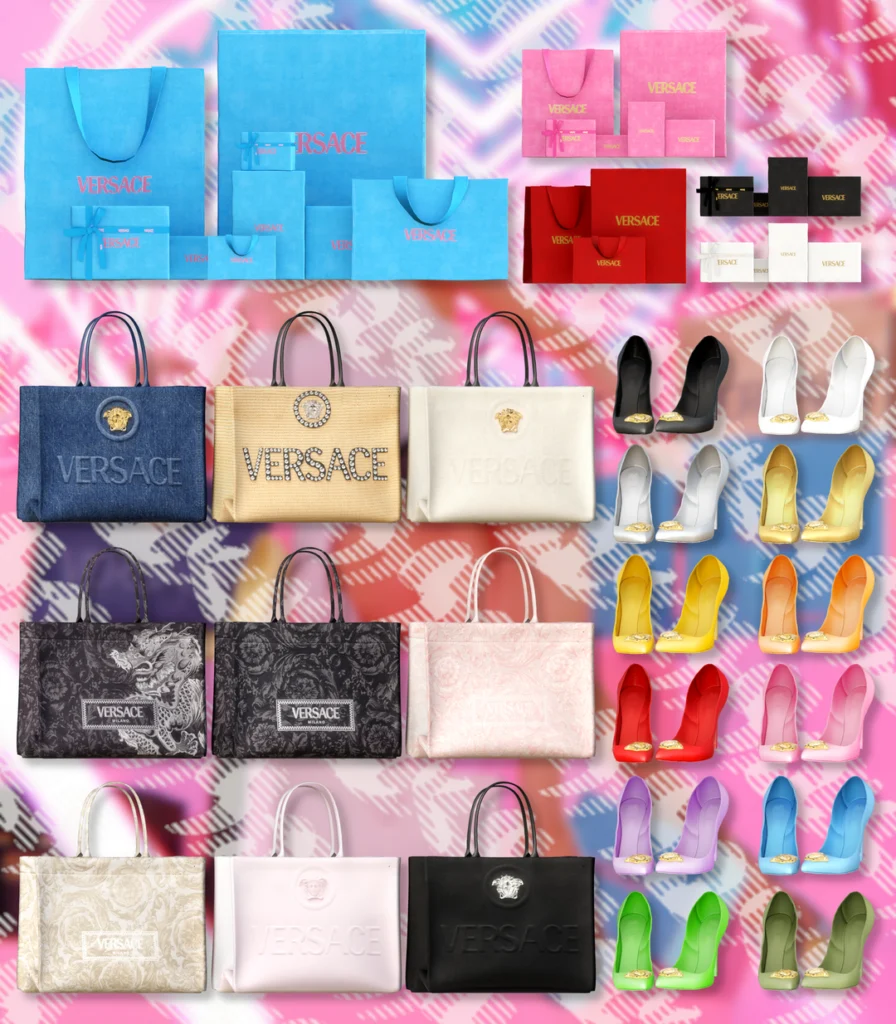 Medusa Set Versace inspired bag Sims 4 CC