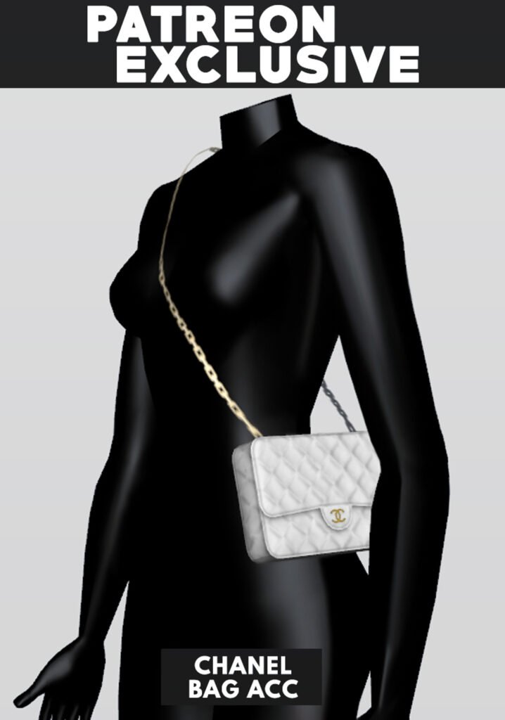 Chanel inspired bag Sims 4 luxury fashion CC