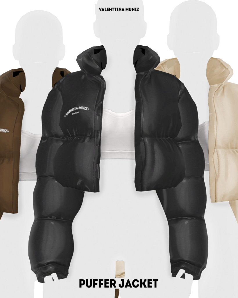 Valenttina Muniz Puffer Jacket Sims 4 CC