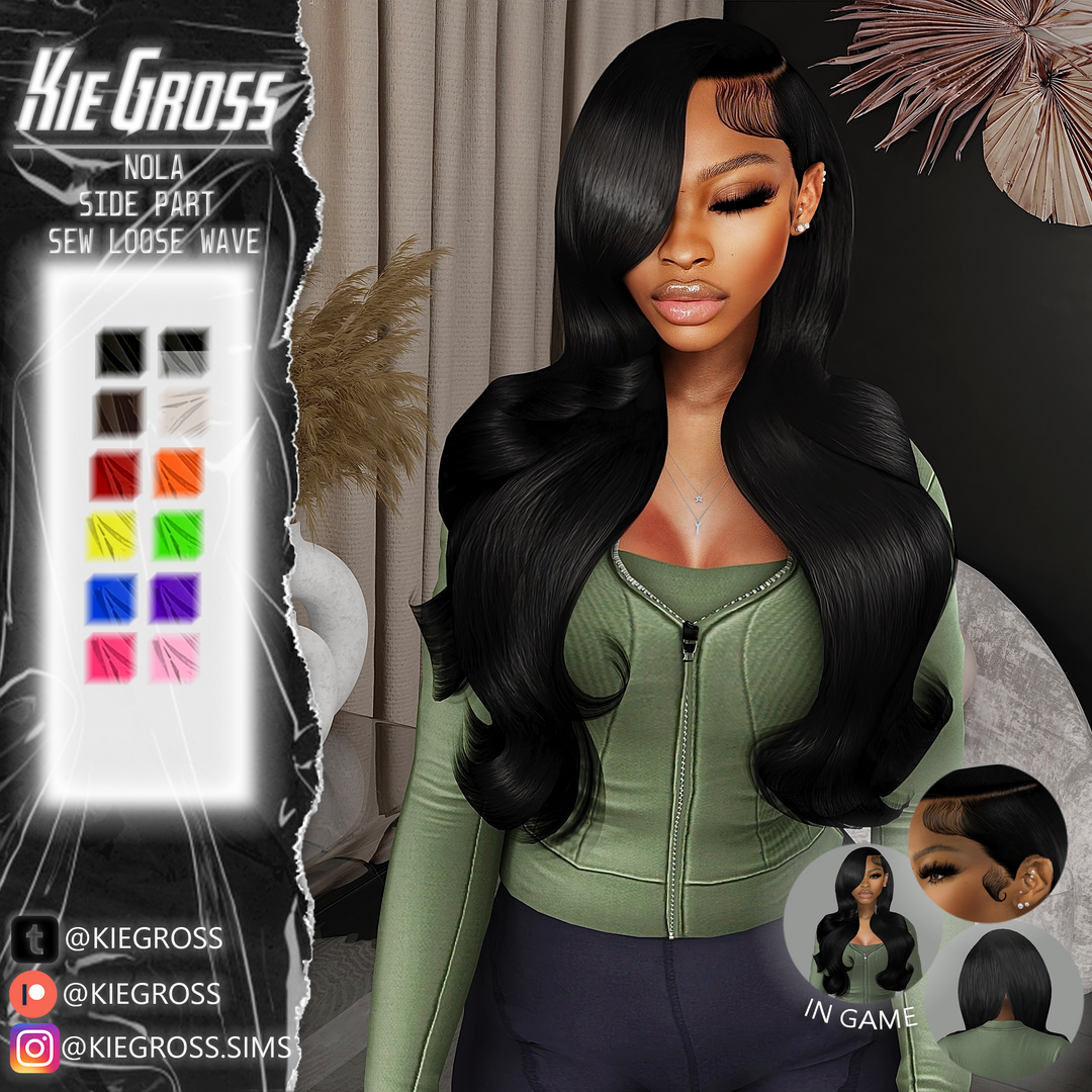 Sims 4 Custom Content Clothing and Hairstyles Collection