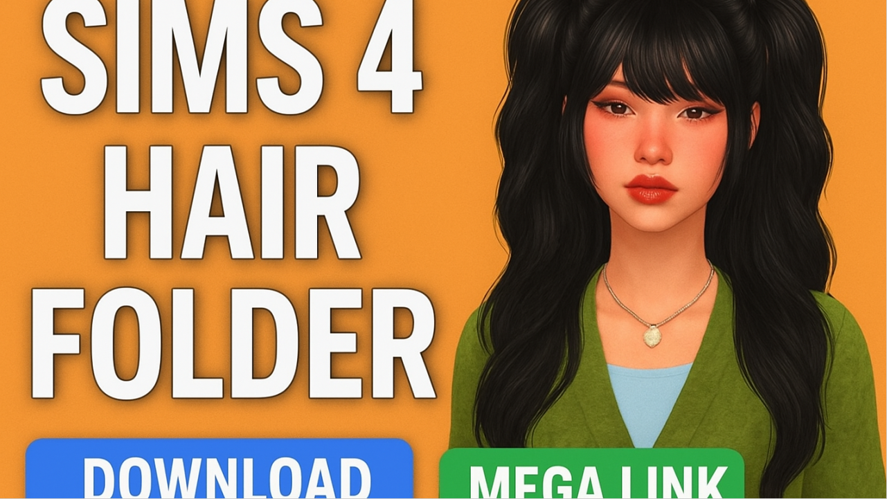 Sims 4 CC Hair + Mega Links