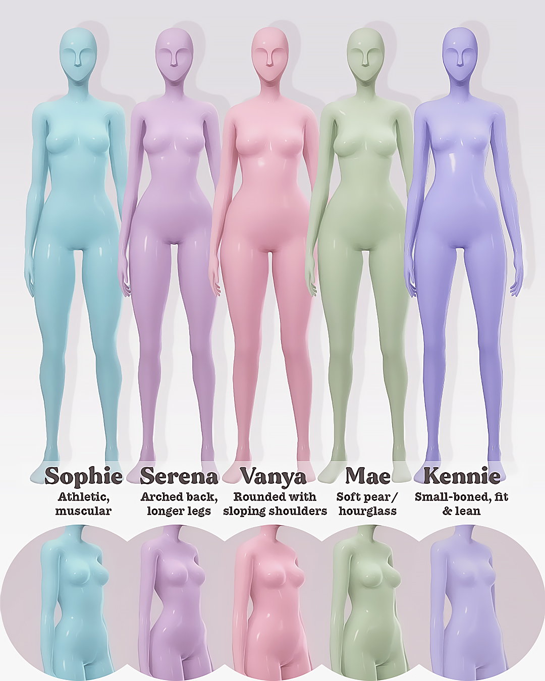 Miiko Sims 4 Body Presets