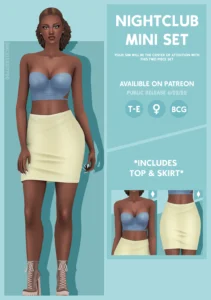 Nightclub Mini Set by Simcelebrity00 Sims 4 CC