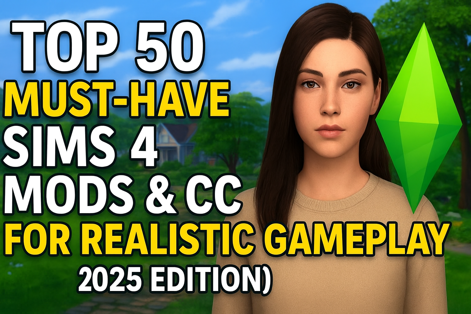 Sims 4 realistic mods 2025