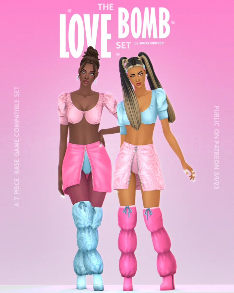 The Love Bomb Set | simcelebrity00