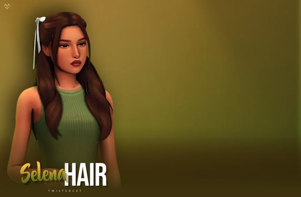 TwistedCat Selena Hair V1 Sims 4 CC