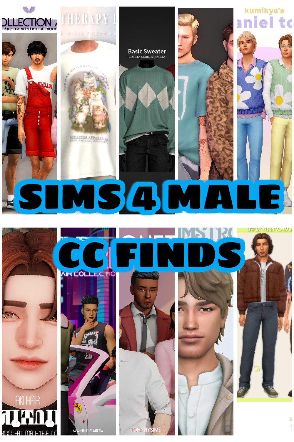 Sims 4 Male CC Collection