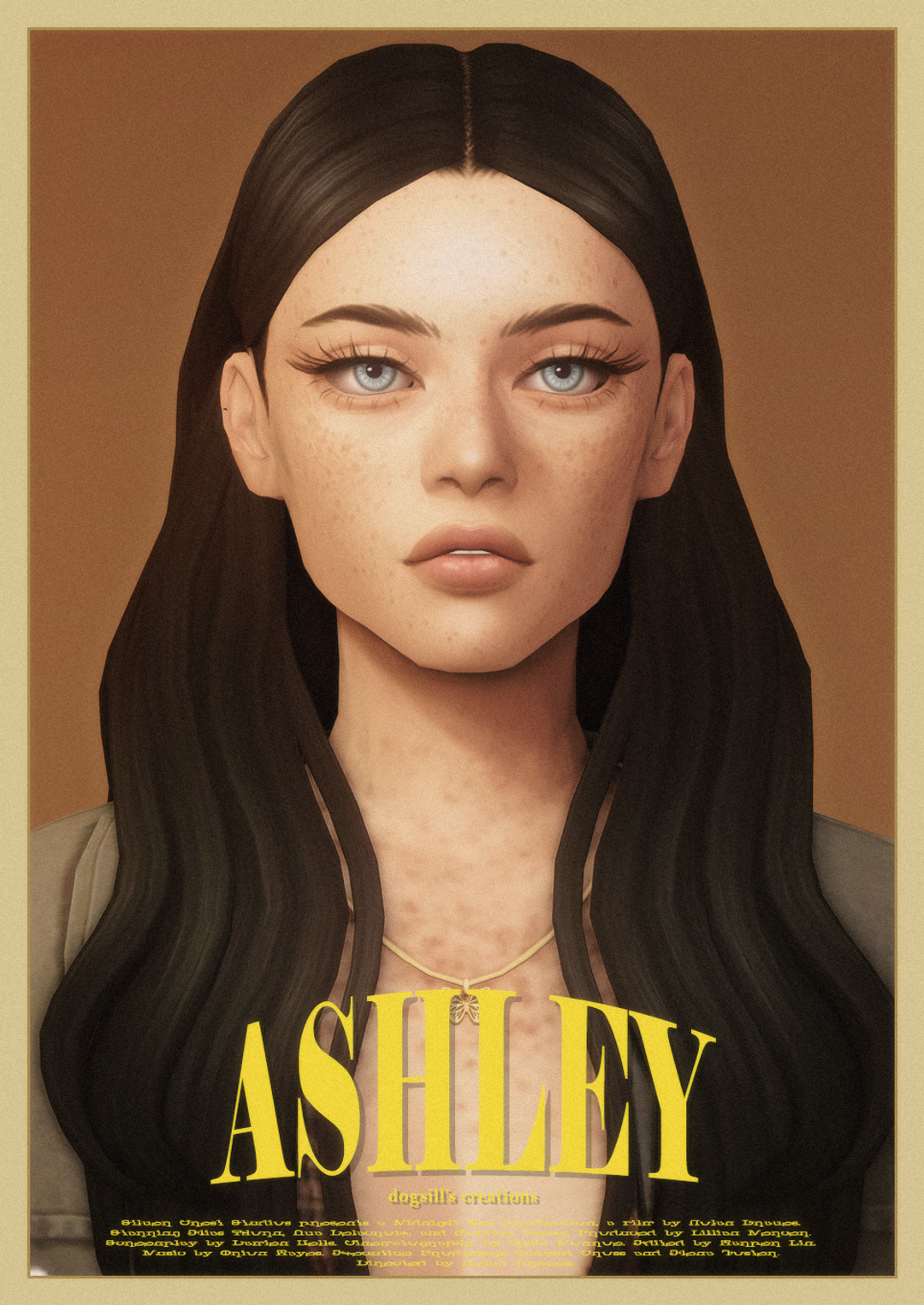 Ashley hair Sims 4 CC