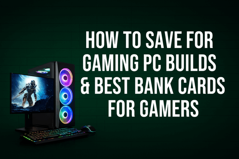 Saving for gaming PC builds and best bank cards for gamers