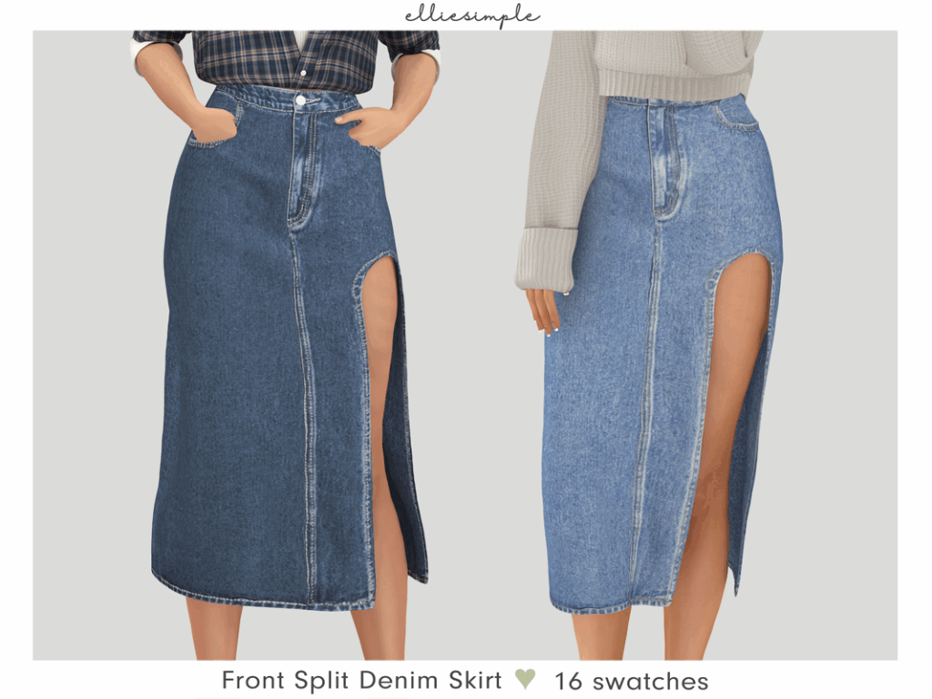 Sims 4 female SKIRT CC collection