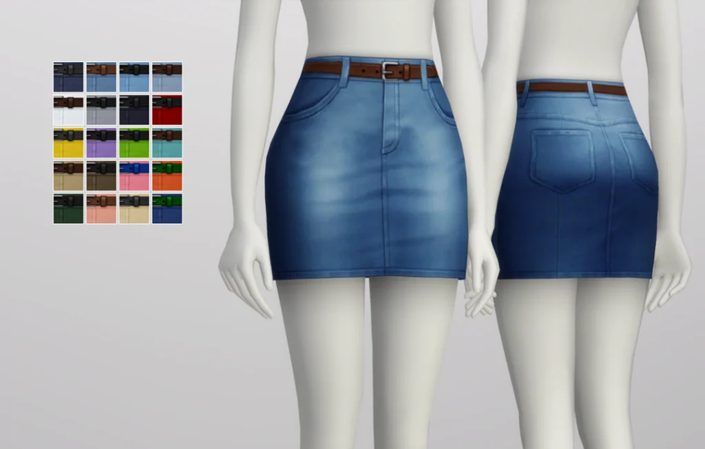 Sims 4 female SKIRT CC collection