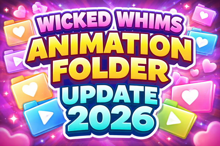 wicked whims animation folder update 2026
