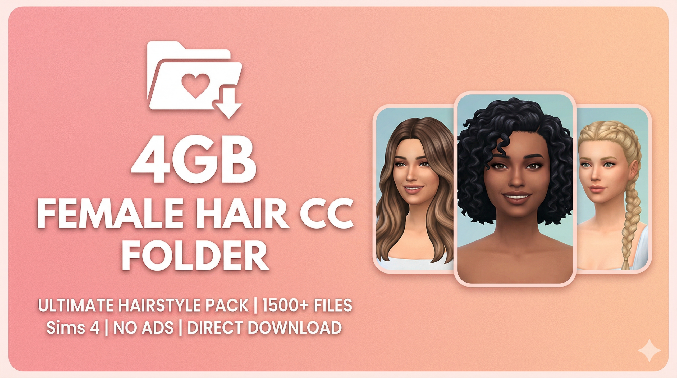 200 Maxis Match Hairs