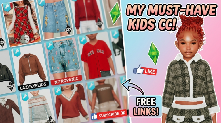 Sims 4 kids CC folder