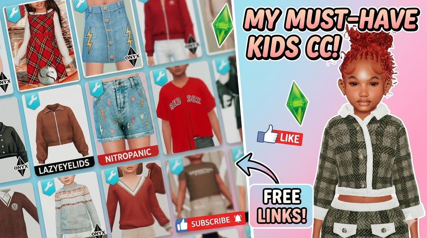Sims 4 kids CC folder