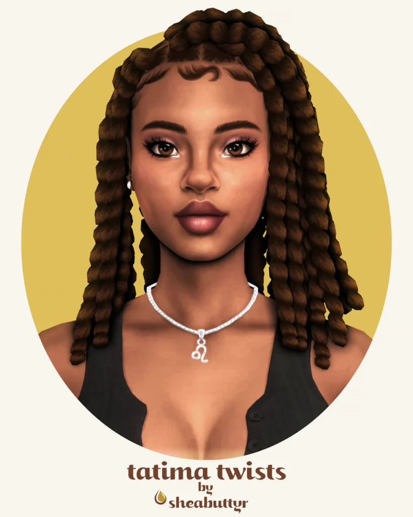 tatima twists for The Sims 4