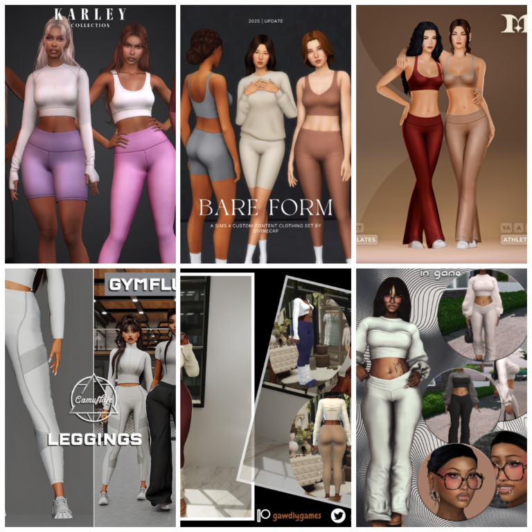 Where to Find the Best Sims 4 Activewear CC