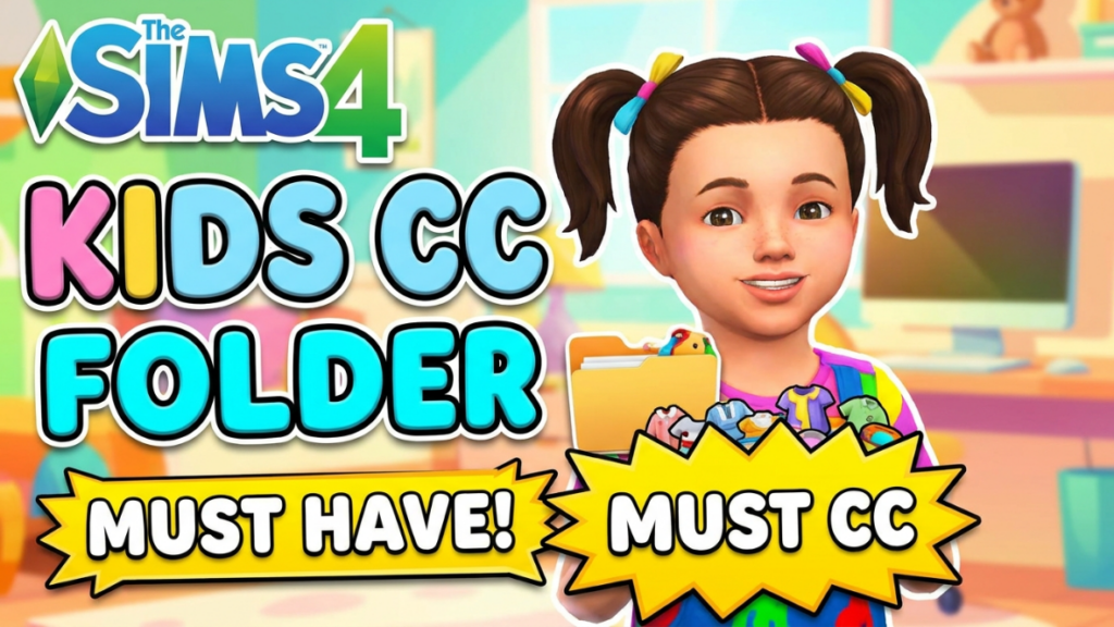 Sims 4 kids CC folder preview