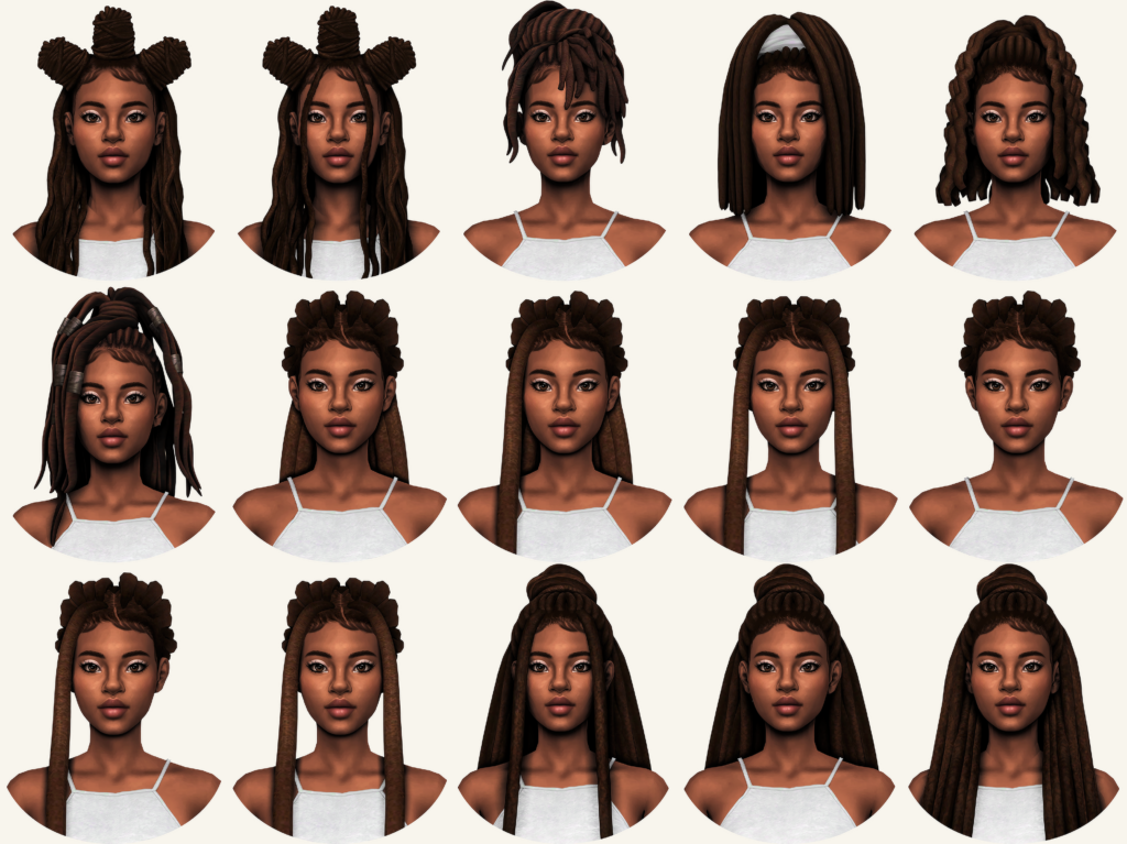 locs collection for The Sims 4
