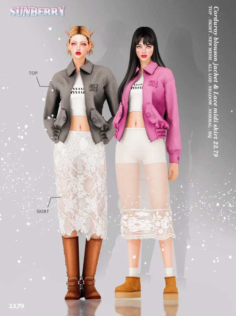 Sims 4 jacket CC