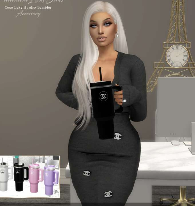 Platinumluxesims Coco Luxe Hydro Tumbler Accessory