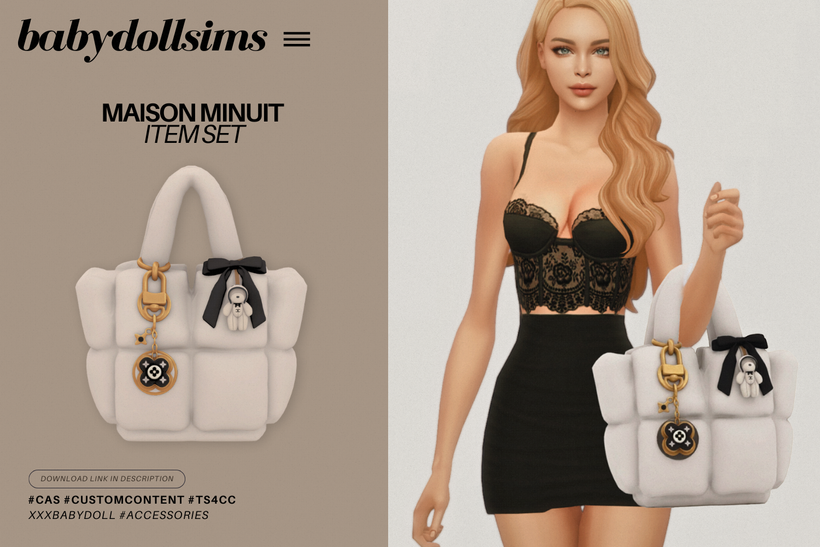 MAISON MINUIT BAG & DRESS SET