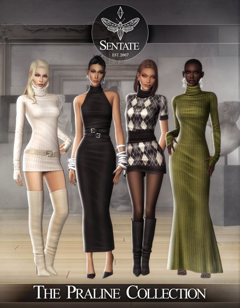 The Praline Collection by Sentate Sims 4 CC