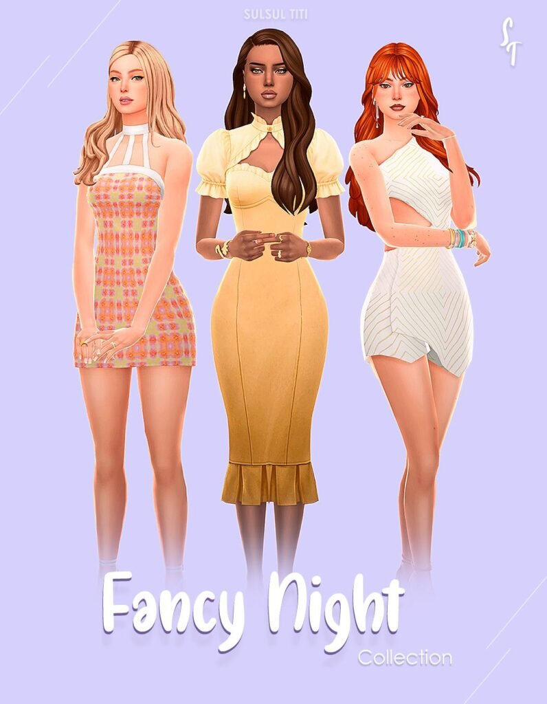 Fancy Night by SulSul TiTi Sims 4 CC