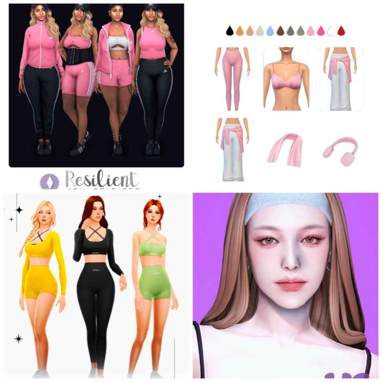 sims 4 gym outfits