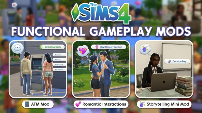 Sims 4 functional gameplay mods