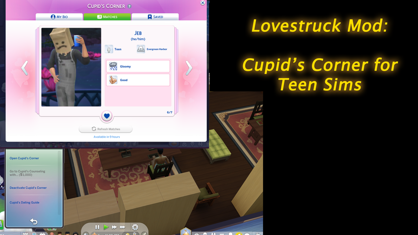 Lovestruck: Teens' Cupid's Corner - for Teen Sims