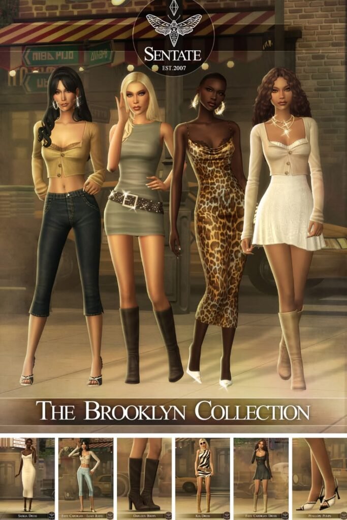 Sentate The Brooklyn Collection Sims 4 Fashion CC