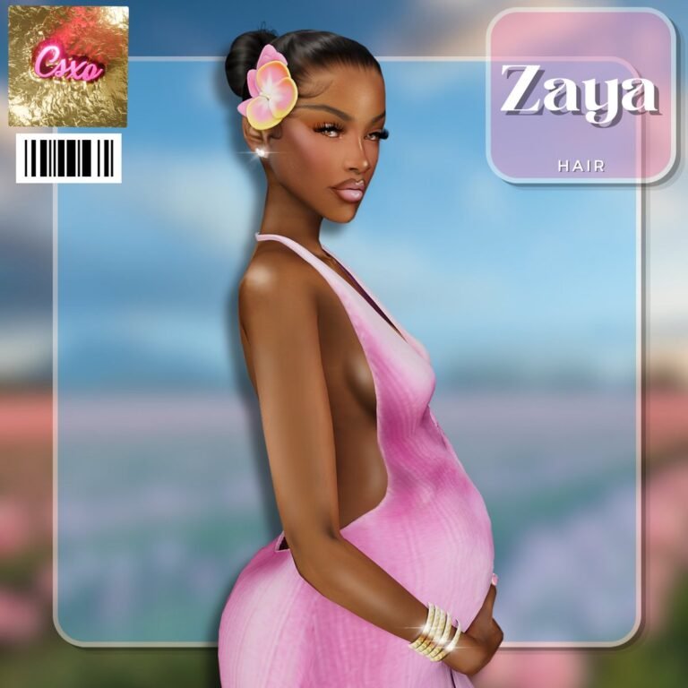 CeceSimsXO - Zaya Hair & Meadow Set