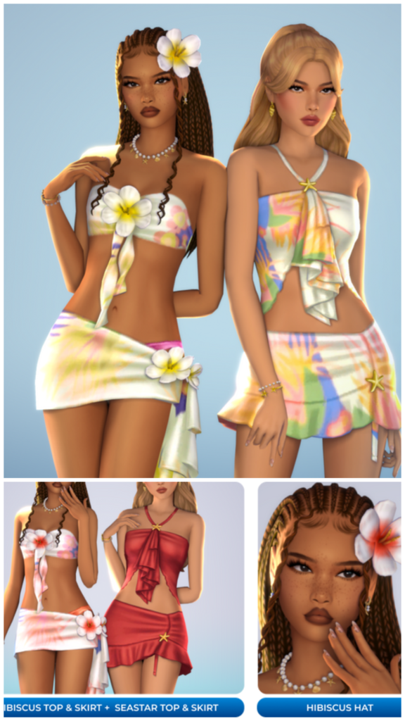 TwistedCat Coral Set Sims 4 CC