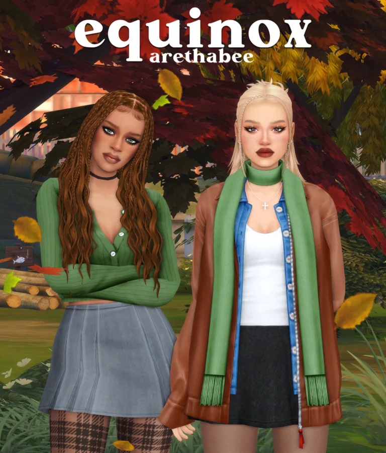 Sims 4 outfit CC lookbook