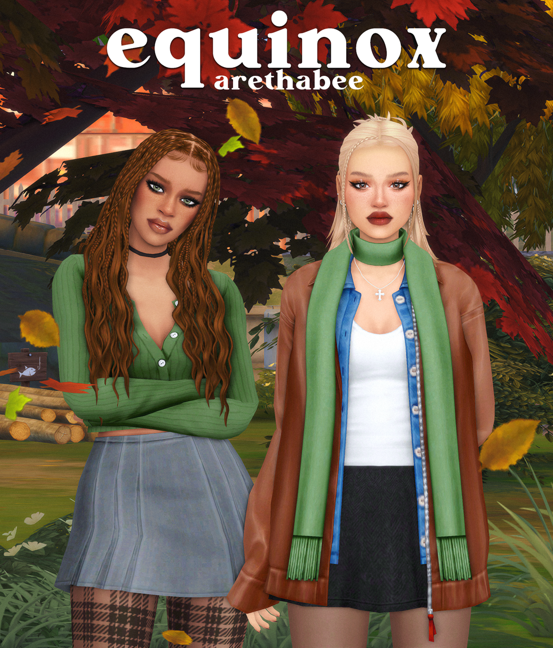 Sims 4 outfit CC lookbook