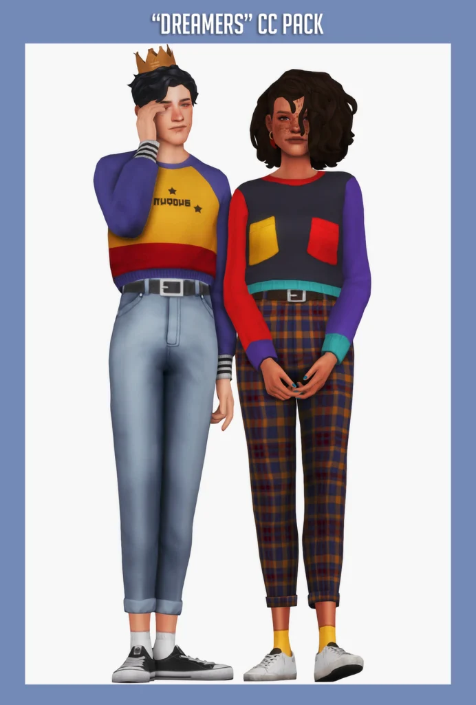 Dreamers CC Pack Sims 4 Teen CC