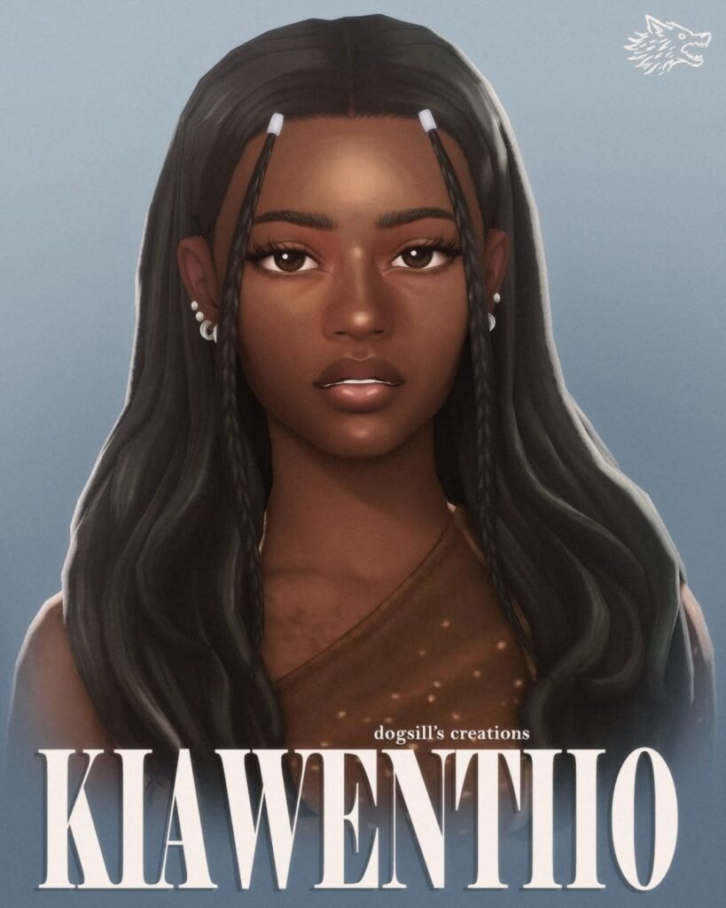 Dogsill Kiawentiio Hair Sims 4 Hair CC