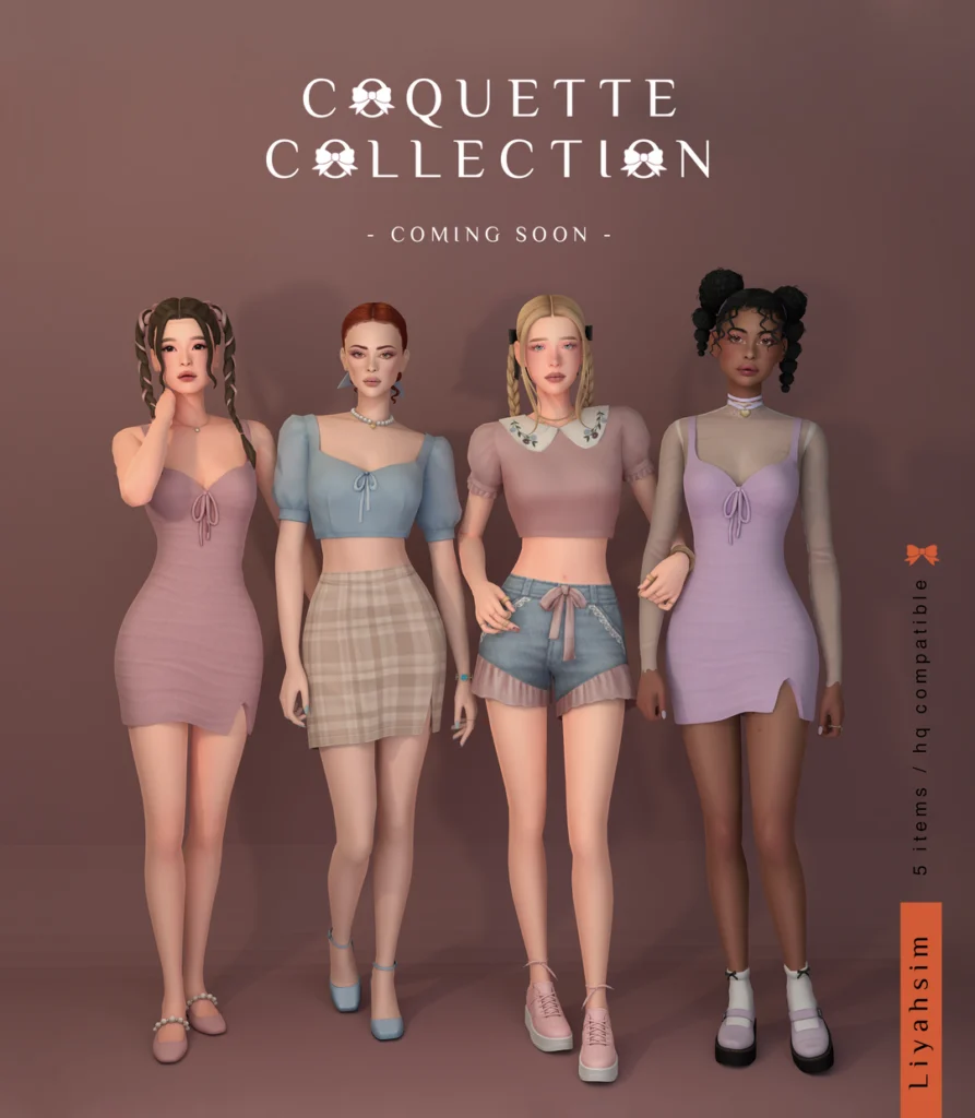 Coquette Collection Sims 4 Teen CC