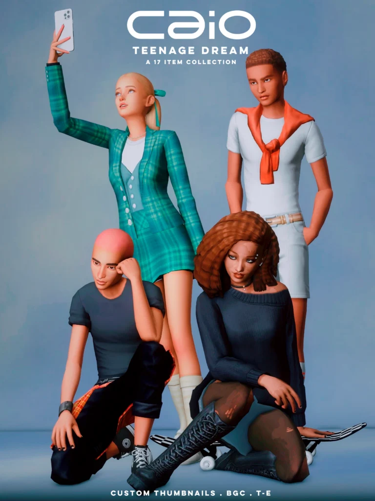 Sims 4 teen CC find