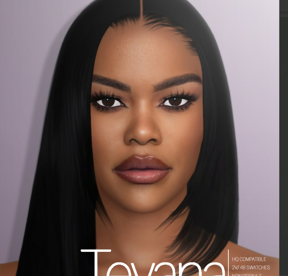ThisIsThem Teyana Taylor Skin and Sim Sims 4 Skin CC