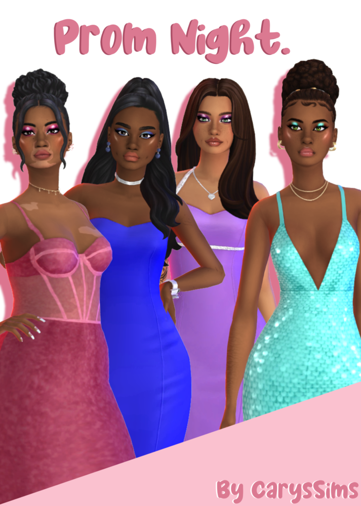 Prom Night Set Sims 4 Teen CC