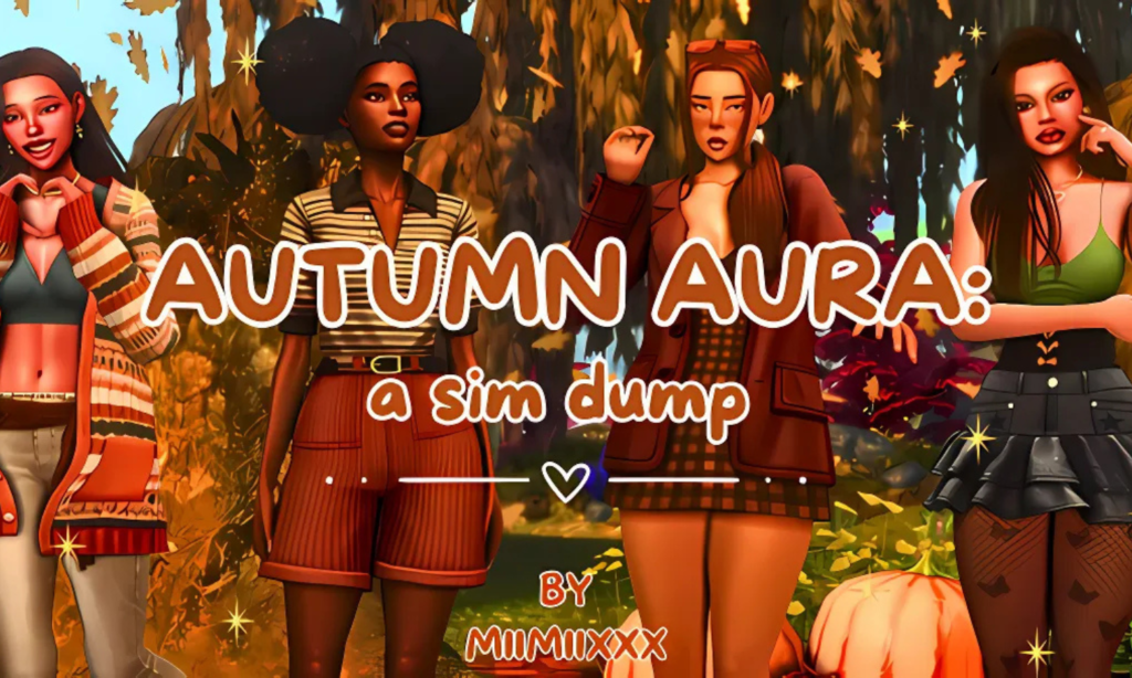 Autumn Aura Fall Inspired Sims 4 Sim Dump