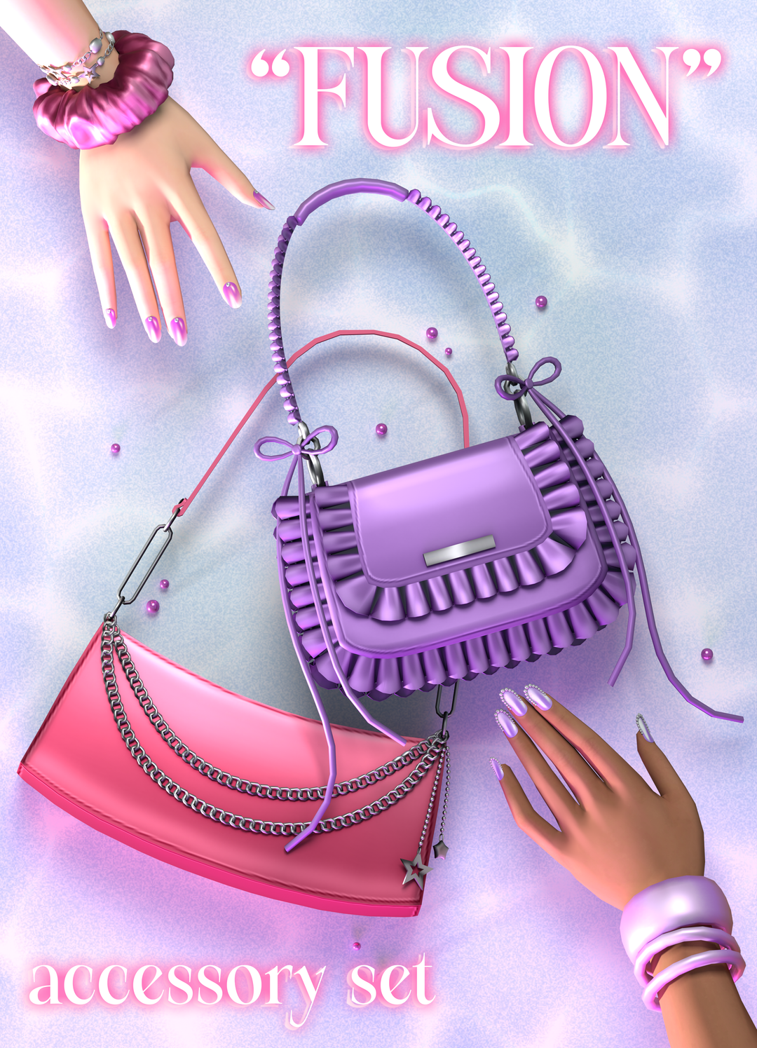 Clumsyalien Fusion accessory set Sims 4